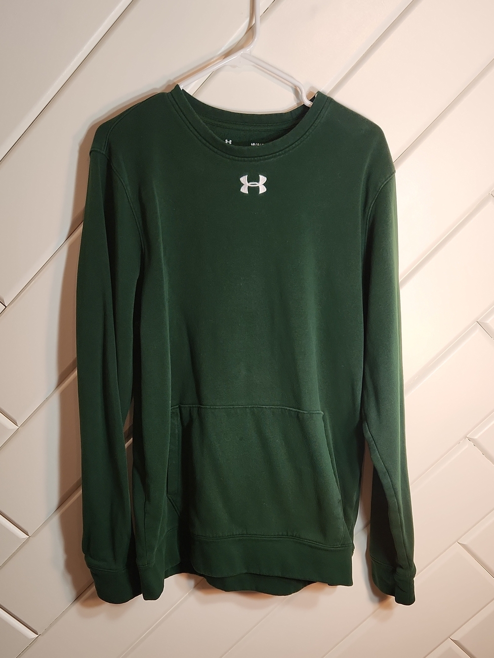 Under Armour Men's Dark Green Crewneck Sweatshirt